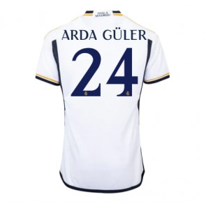 Maillot de foot Real Madrid Arda Guler #24 Domicile 2023-24 Manches Courte